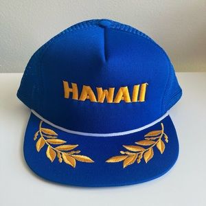 Vintage Hawaii Captain Trucker Hat